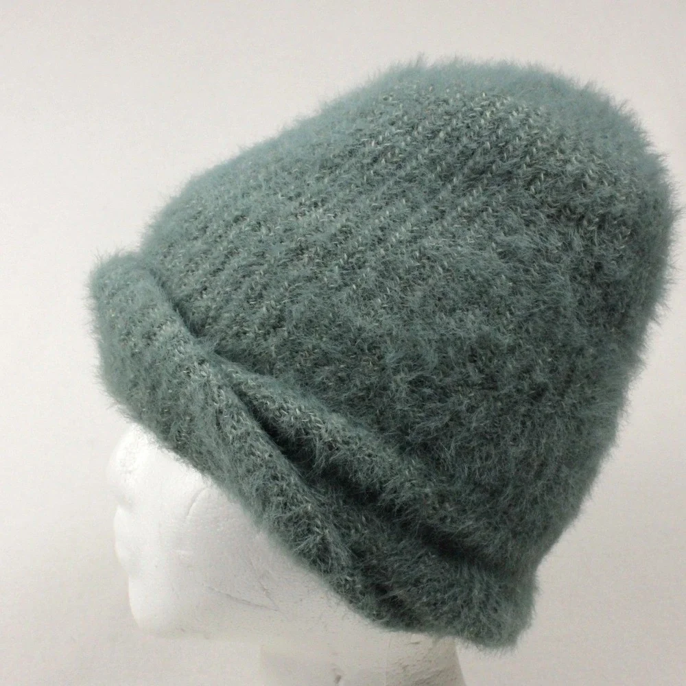 The North Face Salty Bae Lined Beanie Dark‎ Sage One Size Womens Fuzzy Cozy Hat